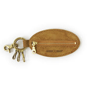 オーバルコイン＆キーホルダー【OVAL COIN CASE】 BROWN