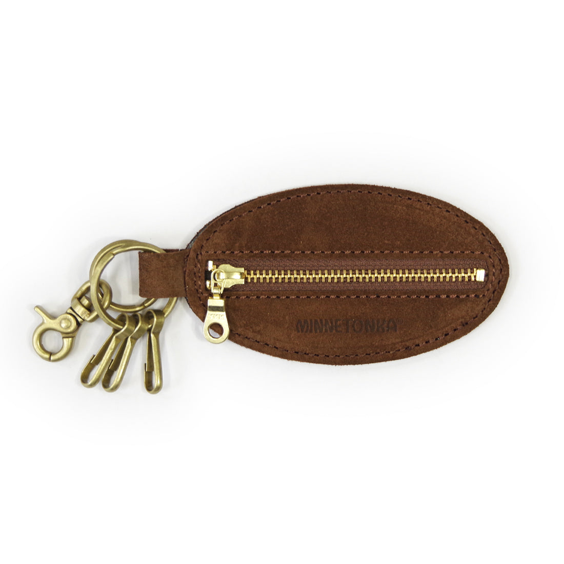 オーバルコイン＆キーホルダー【OVAL COIN CASE】 DARK BROWN