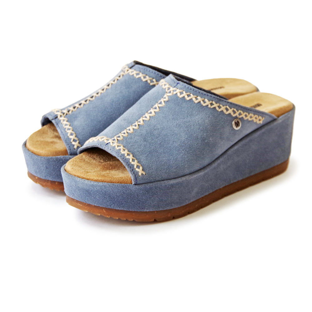 ペイズリー 厚底サンダル【PAISLEE】VINTAGE BLUE