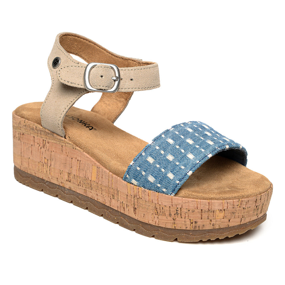 パトライス【PATRICE】 LIGHT BLUE DENIM MULTI