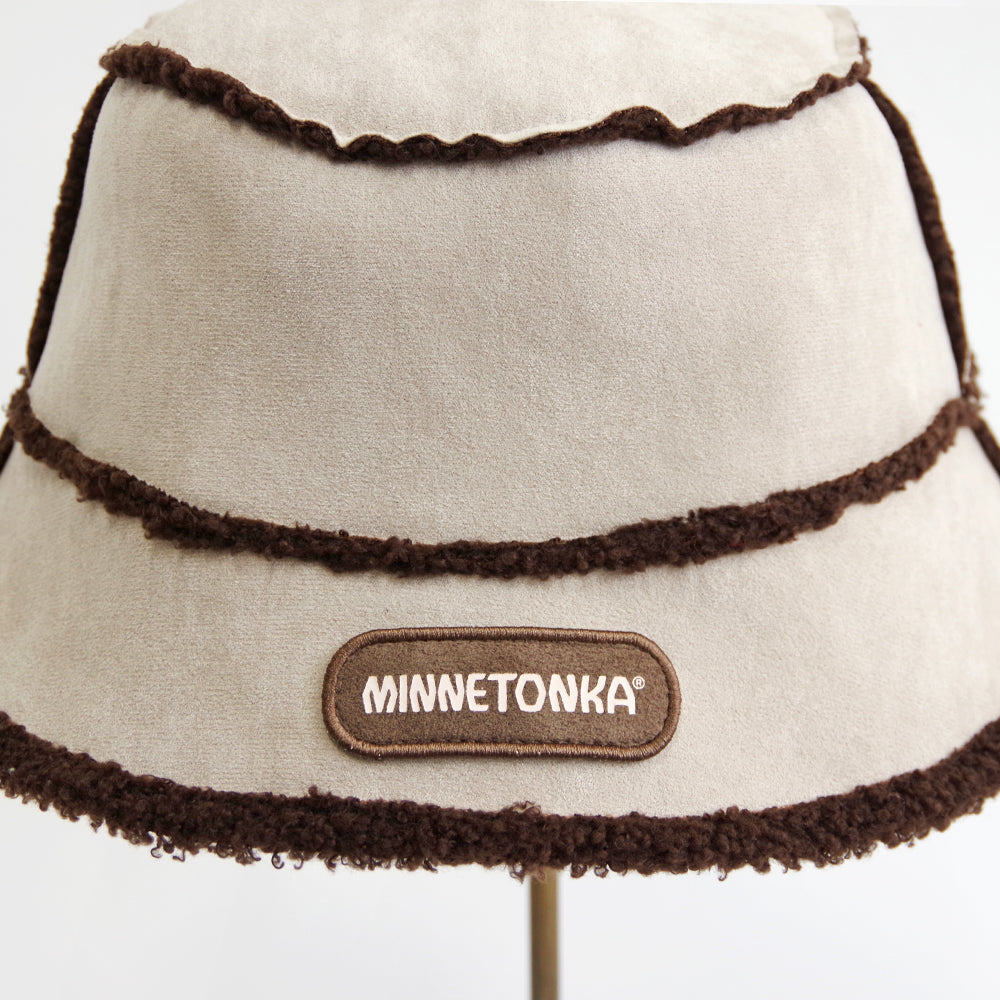 スエード× ボアリバーシブルバケットハット【SUEDE BOA REVERSIBLE BUCKET HAT】 IVORY