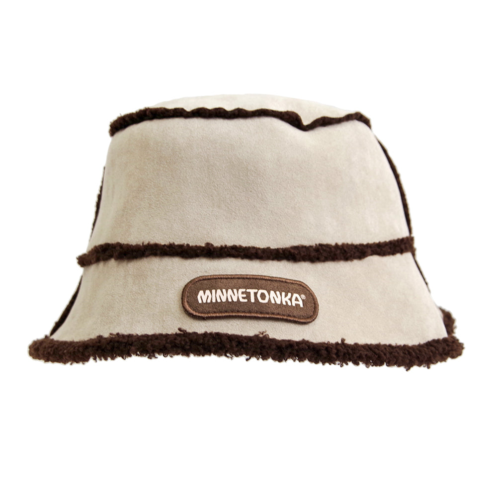 スエード× ボアリバーシブルバケットハット【SUEDE BOA REVERSIBLE BUCKET HAT】 IVORY