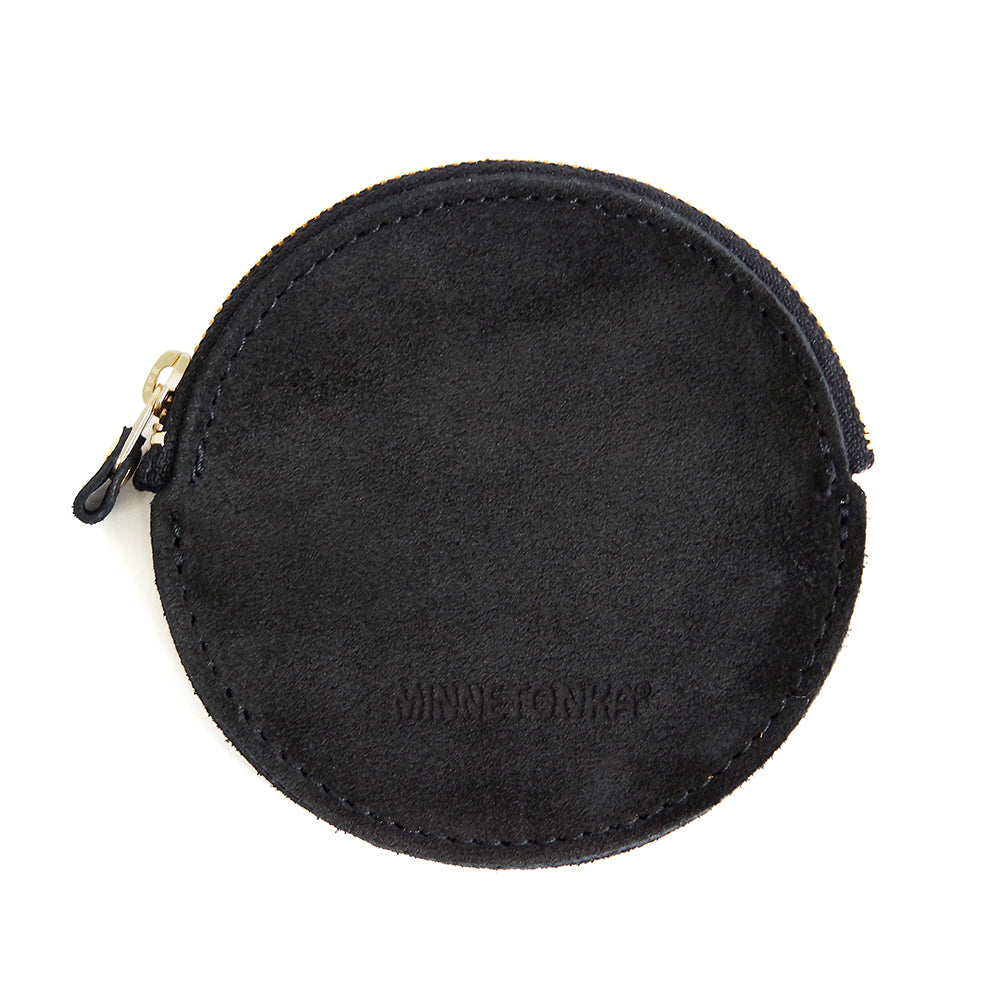 スエードサークルコインケース【SUEDE CIRCLE COIN CASE】 BLACK