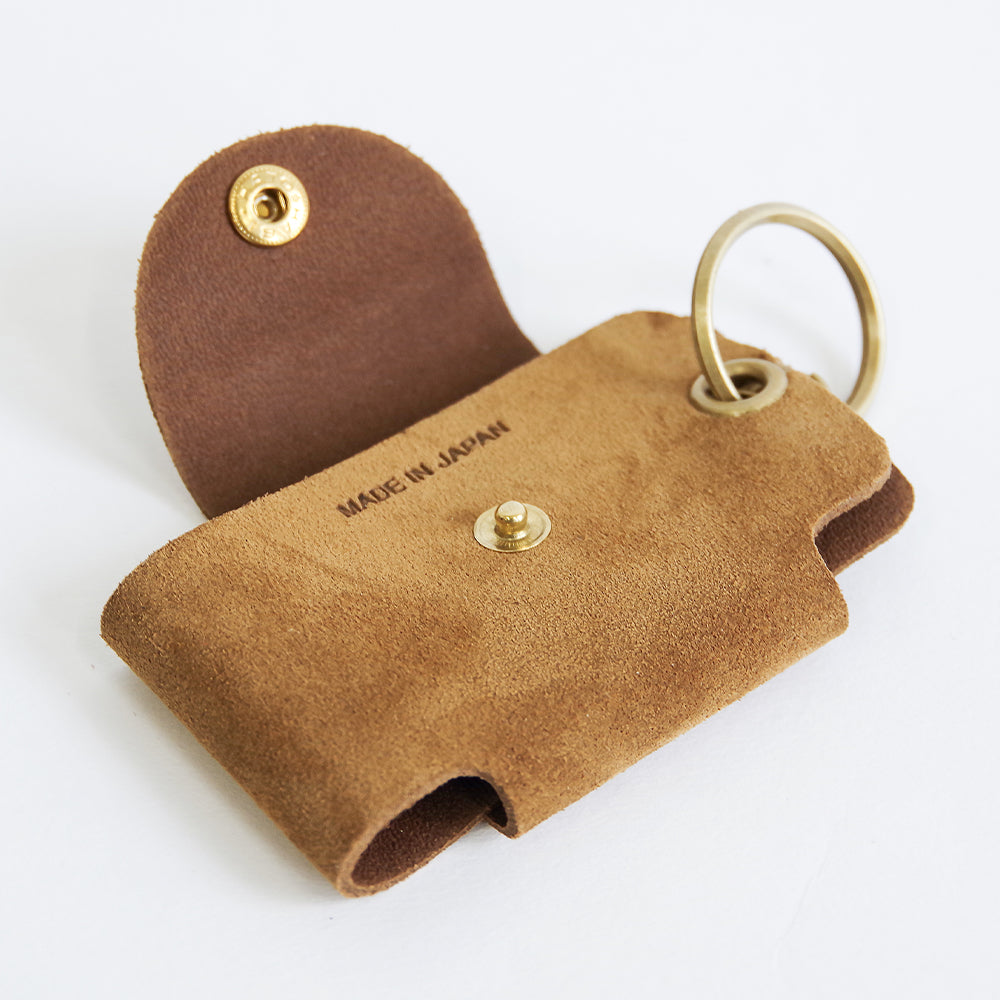 スエードボタンキーケース【SUEDE BUTTON KEY CASE】 BLACK