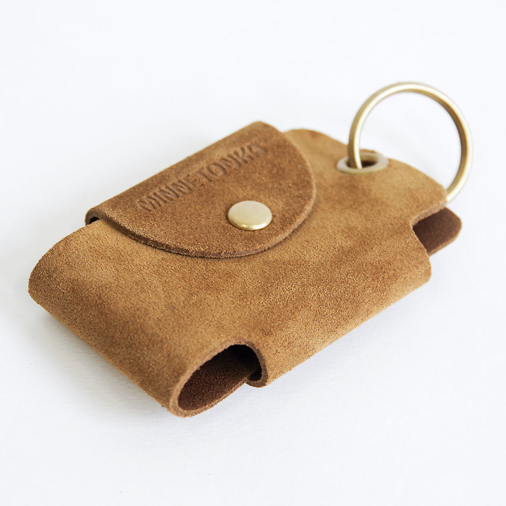 スエードボタンキーケース【SUEDE BUTTON KEY CASE】 GREY