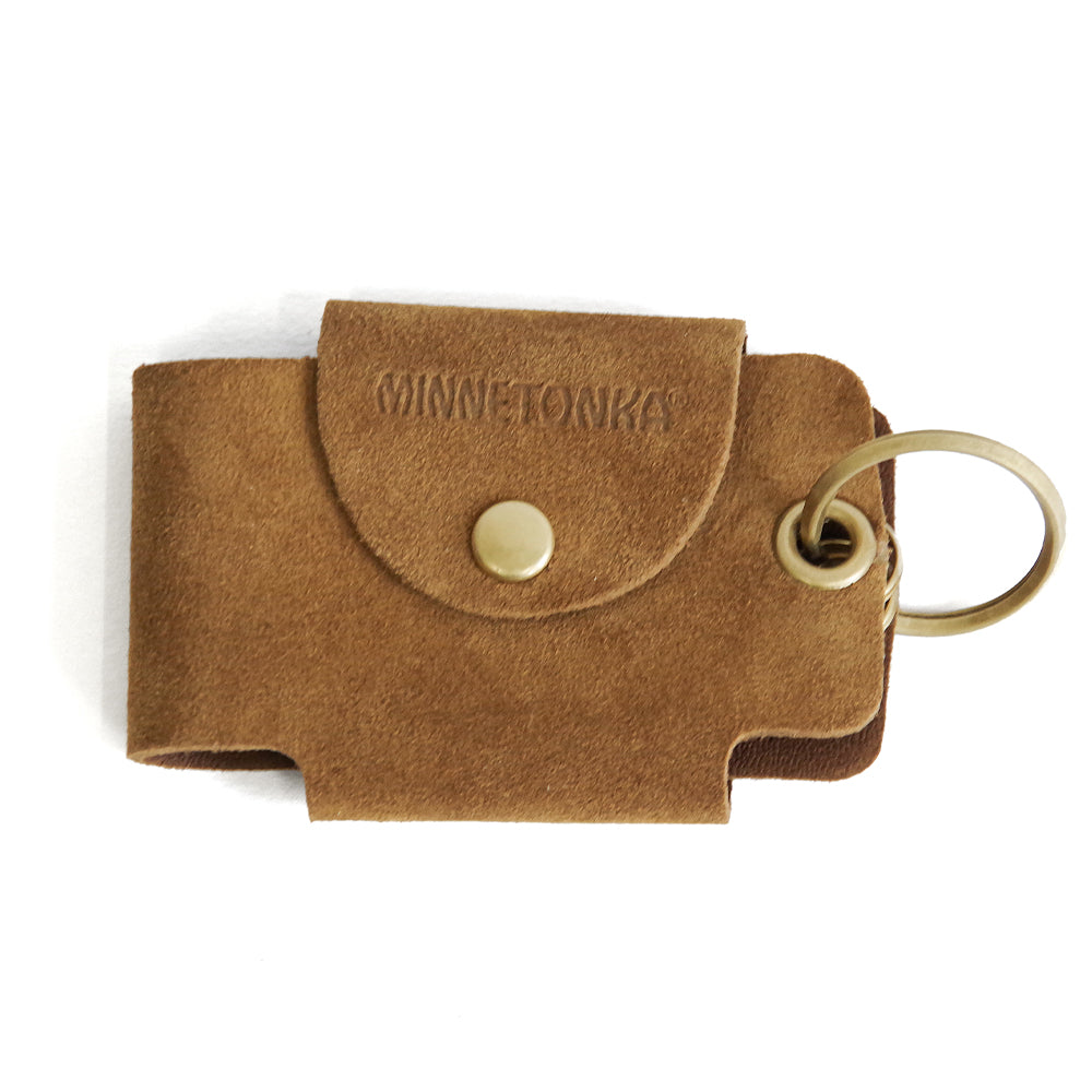 スエードボタンキーケース【SUEDE BUTTON KEY CASE】 BROWN
