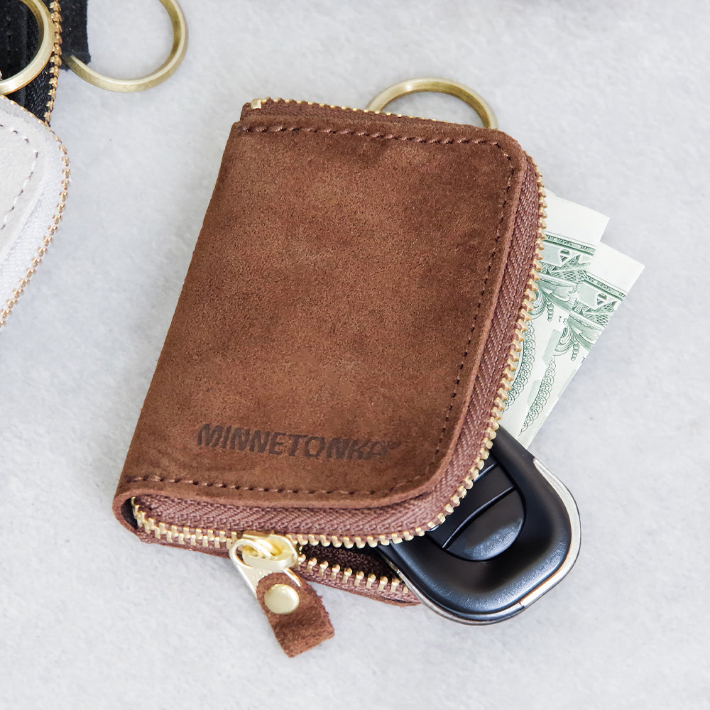 スエードスマートキーケース【SUEDE SMART KEY CASE】 DARK BROWN